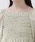 〈a／mie〉シャーリングペプラムブラウス 26SS