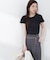 〈a／mie〉オーガニック接触冷感チャーム付きTシャツ 26SS