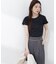〈a／mie〉オーガニック接触冷感チャーム付きTシャツ 26SS