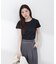 〈a／mie〉オーガニック接触冷感チャーム付きTシャツ 26SS