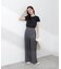 〈a／mie〉オーガニック接触冷感チャーム付きTシャツ 26SS