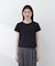 〈a／mie〉オーガニック接触冷感チャーム付きTシャツ 26SS