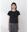 〈a／mie〉オーガニック接触冷感チャーム付きTシャツ 26SS