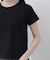 〈a／mie〉オーガニック接触冷感チャーム付きTシャツ 26SS