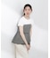 〈a／mie〉オーガニック接触冷感チャーム付きTシャツ 26SS