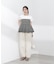 〈a／mie〉オーガニック接触冷感チャーム付きTシャツ 26SS