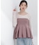 〈a／mie〉ペプラムニットビスチェ 26SS