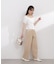 〈a／mie〉ワイドバレルパンツ 26SS