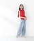 〈a／mie〉ワイドバレルパンツ 26SS