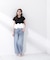 〈a／mie〉ワイドバレルパンツ 26SS