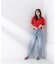 〈a／mie〉ワイドバレルパンツ 26SS
