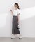 フロントデザインIラインスカート 26SS