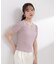 ヘンリーネック透かし編みニット 26SS
