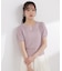 ヘンリーネック透かし編みニット 26SS