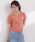ヘンリーネック透かし編みニット 26SS