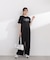 〈a／mie〉バックタックサロペット 26SS