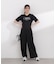 〈a／mie〉バックタックサロペット 26SS