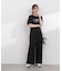 〈a／mie〉バックタックサロペット 26SS