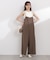 〈a／mie〉バックタックサロペット 26SS