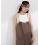 〈a／mie〉バックタックサロペット 26SS