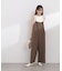 〈a／mie〉バックタックサロペット 26SS