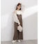 〈a／mie〉バックタックサロペット 26SS