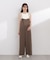〈a／mie〉バックタックサロペット 26SS