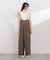 〈a／mie〉バックタックサロペット 26SS
