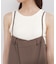 〈a／mie〉バックタックサロペット 26SS