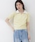 〈a／mie〉レイヤード風ポロニット 26SS