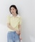 〈a／mie〉レイヤード風ポロニット 26SS