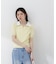 〈a／mie〉レイヤード風ポロニット 26SS