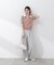〈a／mie〉レイヤード風ポロニット 26SS