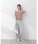 〈a／mie〉レイヤード風ポロニット 26SS