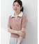 〈a／mie〉レイヤード風ポロニット 26SS