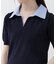 〈a／mie〉レイヤード風ポロニット 26SS