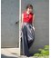 ＜中川紅葉さん着用＞部分シアーノースリーニット