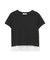 ＜青島心さん着用＞〈a／mie〉レースヘムTシャツ