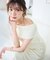 ＜中川紅葉さん着用＞透かし編みオフショルセットアップ