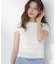 ＜中川紅葉さん着用＞透かし編みオフショルセットアップ