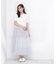 ＜中川紅葉さん着用＞ラッフルチュールスカート
