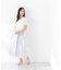 ＜中川紅葉さん着用＞ラッフルチュールスカート