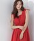 ＜中川紅葉さん着用＞ショルダーリボンギャザーワンピース