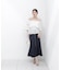 ＜中川紅葉さん着用＞〈a／mie〉2wayオフショルフィッシュテールブラウス