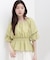 ＜中川紅葉さん着用＞〈a／mie〉2wayオフショルフィッシュテールブラウス
