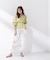 ＜中川紅葉さん着用＞〈a／mie〉2wayオフショルフィッシュテールブラウス