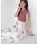 衿付き柄ドッキングニットワンピース 26AW