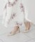 衿付き柄ドッキングニットワンピース 26AW