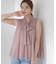 ボウタイシャーリングブラウス