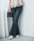 ＜a／mie＞フレアーデニムパンツ 26AW
